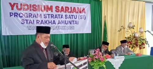 YUDISIUM SARJANA PROGRAM STRATA SATU (S1) STAI RAKHA AMUNTAI TAHUN AKADEMIK 2021