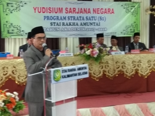 YUDISIUM SERJANA STRATA 1 (S1) STAI RAKAHA AMUNTAI 2018