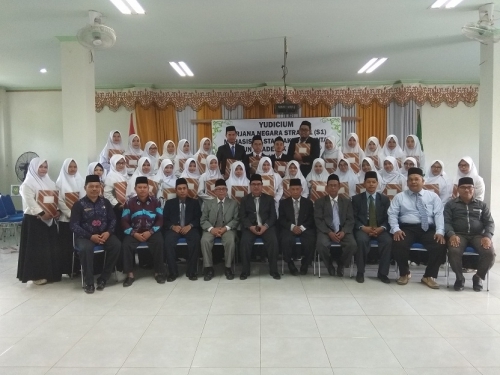 YUDICIUM SARJANA NEGARA STRATA 1 (S1) STAI RAKHA AMUNTAI TAHUN 2018/2019